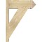 Ekena Millwork Traditional Rough Sawn Arts and Crafts Outlooker, Douglas Fir, 8"W x 22"D x 30"H OUT08X22X30TRA03RDF - alternate 4